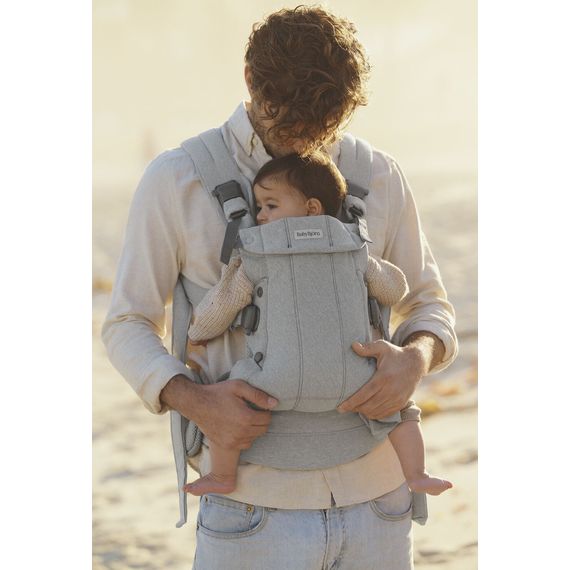 BabyBjorn nosítko Harmony 3D Mesh Světle šedý melanž, Rodzaj: Woven, Kolor: Jasny szary melanż, 11 zdjęcie