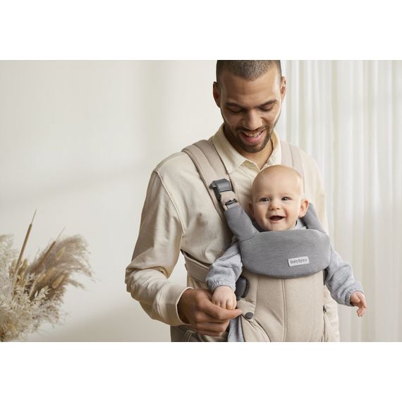 BabyBjorn Harmony Woven Baby Carrier Light Beige Melange, Rodzaj: Woven, Kolor: Jasny beż melanż, image , 12 image