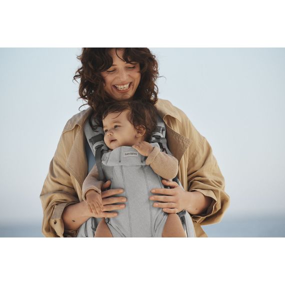 BabyBjorn nosítko Harmony 3D Mesh Světle šedý melanž, Rodzaj: Woven, Kolor: Jasny szary melanż, 13 zdjęcie