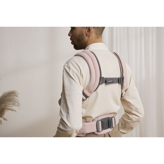 BabyBjorn nosítko Harmony 3D Mesh Světle růžový melanž, Rodzaj: Woven, Kolor: Jasny róż melanż, 16 zdjęcie