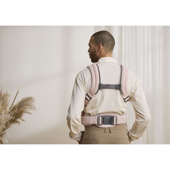 BabyBjorn nosítko Harmony 3D Mesh Světle růžový melanž, Rodzaj: Woven, Kolor: Jasny róż melanż, 17 zdjęcie