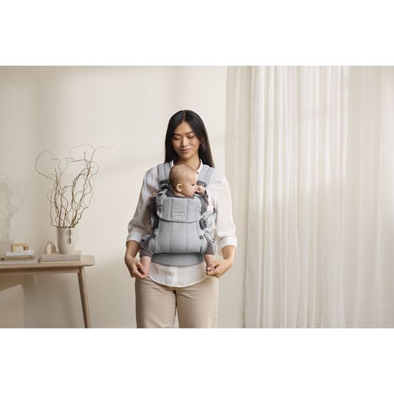 BabyBjorn nosítko Harmony 3D Mesh Světle šedý melanž, Rodzaj: Woven, Kolor: Jasny szary melanż, 17 zdjęcie