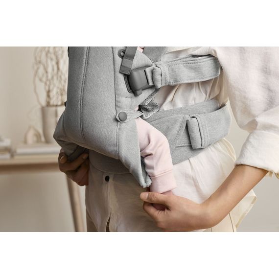 BabyBjorn nosítko Harmony 3D Mesh Světle šedý melanž, Rodzaj: Woven, Kolor: Jasny szary melanż, 18 zdjęcie