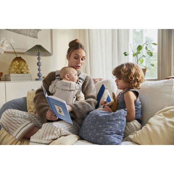 BabyBjorn Harmony Woven Baby Carrier Light Beige Melange, Rodzaj: Woven, Kolor: Jasny beż melanż, image , 18 image
