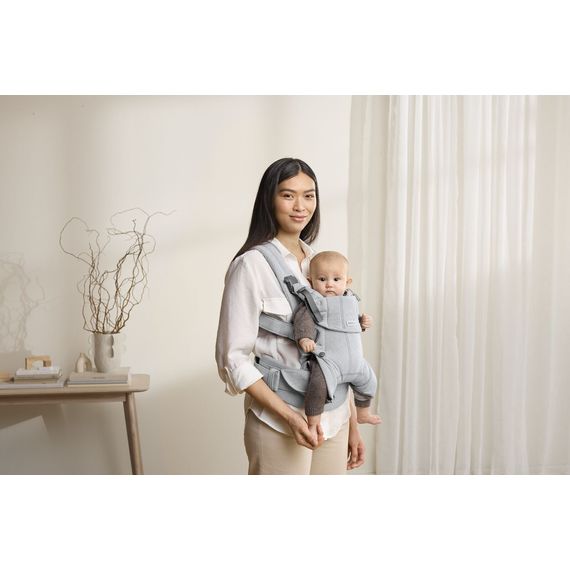 BabyBjorn nosítko Harmony 3D Mesh Světle šedý melanž, Rodzaj: Woven, Kolor: Jasny szary melanż, 23 zdjęcie