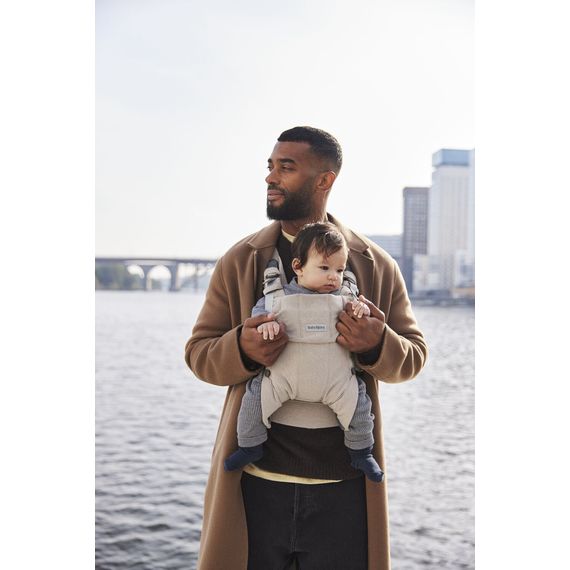 BabyBjorn Harmony Woven Baby Carrier Light Beige Melange, Rodzaj: Woven, Kolor: Jasny beż melanż, image , 20 image