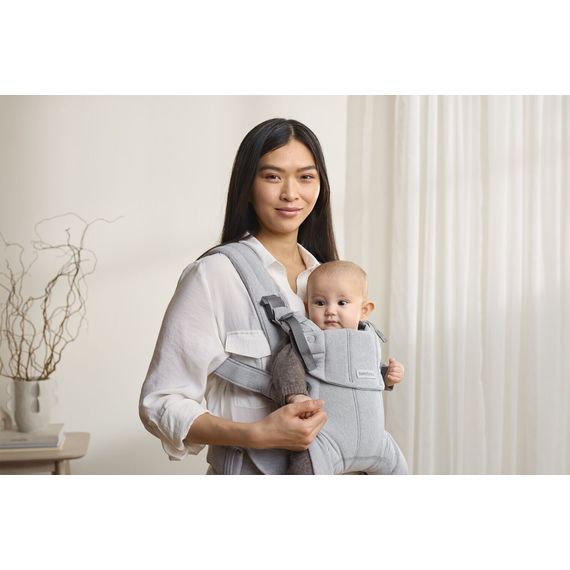 BabyBjorn nosítko Harmony 3D Mesh Světle šedý melanž, Rodzaj: Woven, Kolor: Jasny szary melanż, 24 zdjęcie