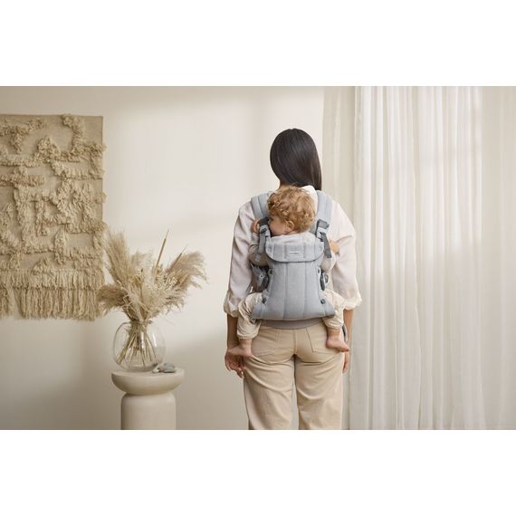 BabyBjorn nosítko Harmony 3D Mesh Světle šedý melanž, Rodzaj: Woven, Kolor: Jasny szary melanż, 27 zdjęcie