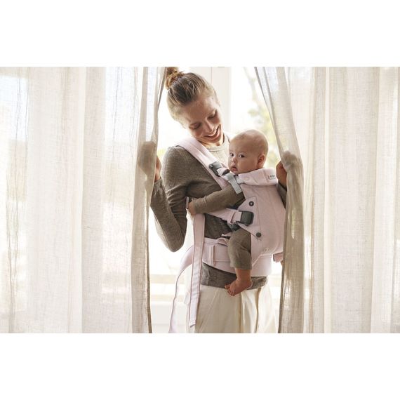 BabyBjorn nosítko Harmony 3D Mesh Světle růžový melanž, Rodzaj: Woven, Kolor: Jasny róż melanż, 27 zdjęcie