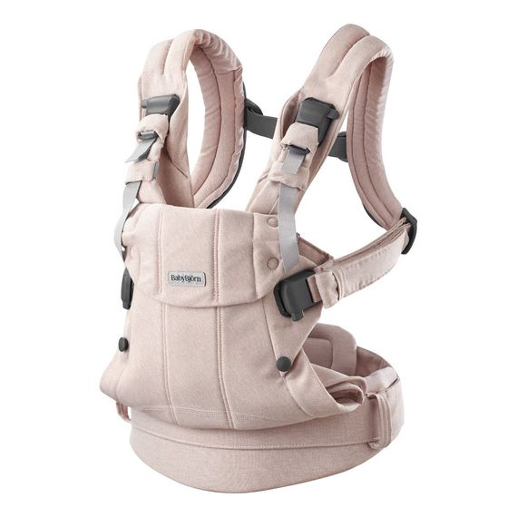 BabyBjorn nosítko Harmony 3D Mesh Světle růžový melanž, Rodzaj: Woven, Kolor: Jasny róż melanż, 22 zdjęcie