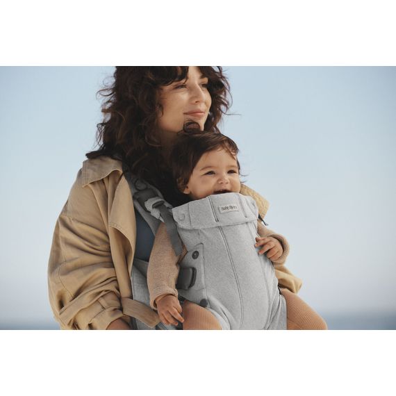 BabyBjorn nosítko Harmony 3D Mesh Světle šedý melanž, Rodzaj: Woven, Kolor: Jasny szary melanż, 34 zdjęcie