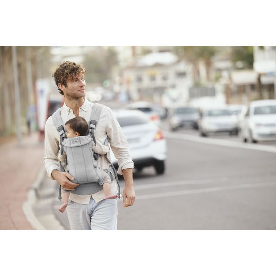 BabyBjorn nosítko Harmony 3D Mesh Světle šedý melanž, Rodzaj: Woven, Kolor: Jasny szary melanż, 36 zdjęcie