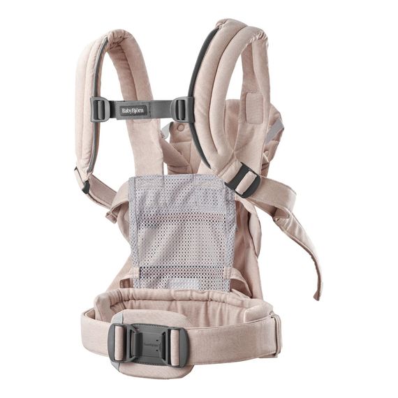 BabyBjorn nosítko Harmony 3D Mesh Světle růžový melanž, Rodzaj: Woven, Kolor: Jasny róż melanż, 28 zdjęcie