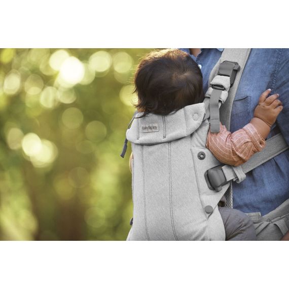 BabyBjorn nosítko Harmony 3D Mesh Světle šedý melanž, Rodzaj: Woven, Kolor: Jasny szary melanż, 38 zdjęcie