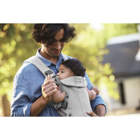 BabyBjorn nosítko Harmony 3D Mesh Světle šedý melanž, Rodzaj: Woven, Kolor: Jasny szary melanż, 39 zdjęcie