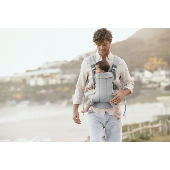 BabyBjorn nosítko Harmony 3D Mesh Světle šedý melanž, Rodzaj: Woven, Kolor: Jasny szary melanż, 40 zdjęcie