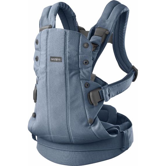 BabyBjorn nosítko Harmony 3D Mesh Modrý melanž, Rodzaj: Woven, Kolor: Niebieski melanż