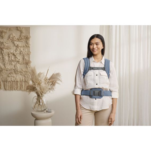 BabyBjorn nosítko Harmony 3D Mesh Modrý melanž, Rodzaj: Woven, Kolor: Niebieski melanż, 5 zdjęcie