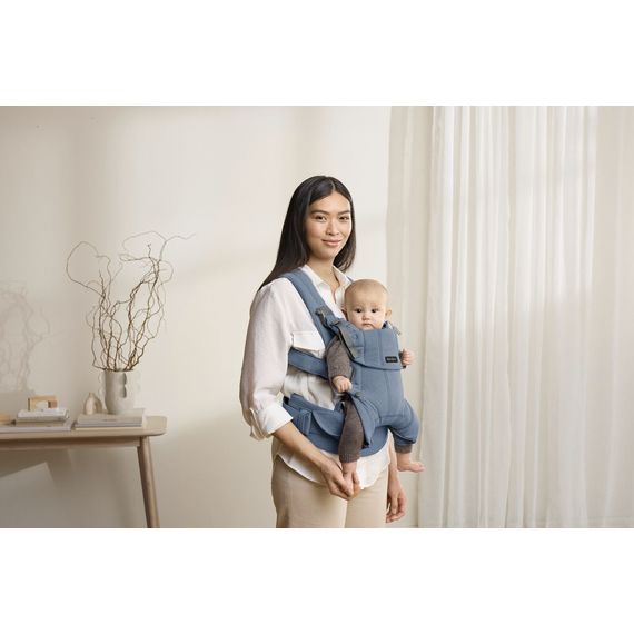 BabyBjorn nosítko Harmony 3D Mesh Modrý melanž, Rodzaj: Woven, Kolor: Niebieski melanż, 12 zdjęcie
