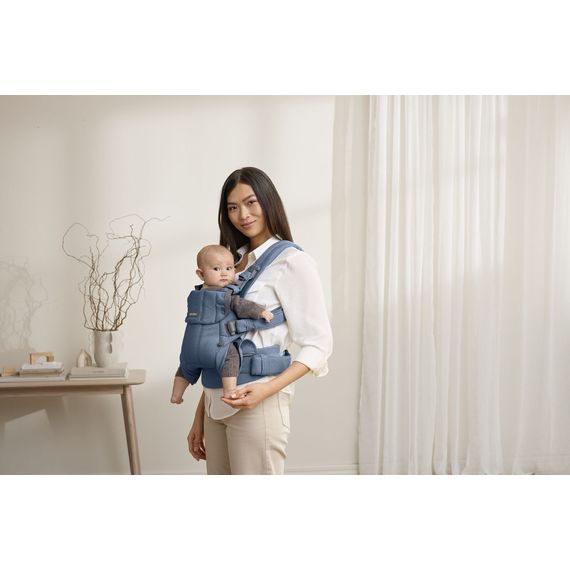 BabyBjorn nosítko Harmony 3D Mesh Modrý melanž, Rodzaj: Woven, Kolor: Niebieski melanż, 13 zdjęcie