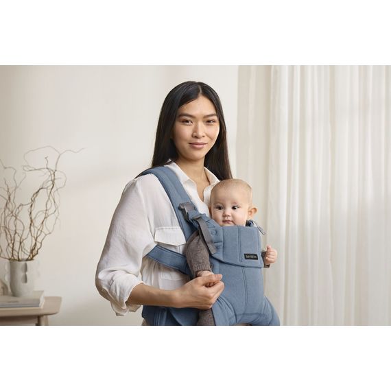 BabyBjorn nosítko Harmony 3D Mesh Modrý melanž, Rodzaj: Woven, Kolor: Niebieski melanż, 14 zdjęcie
