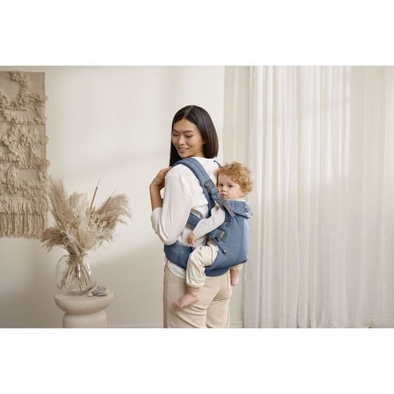 BabyBjorn nosítko Harmony 3D Mesh Modrý melanž, Rodzaj: Woven, Kolor: Niebieski melanż, 16 zdjęcie