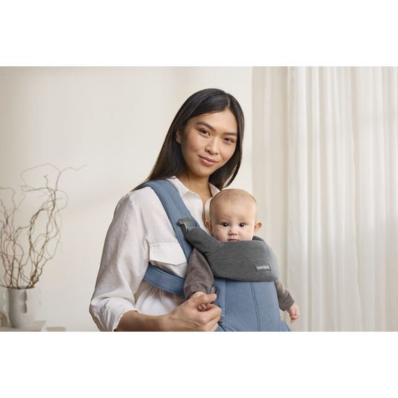 BabyBjorn nosítko Harmony 3D Mesh Modrý melanž, Rodzaj: Woven, Kolor: Niebieski melanż, 17 zdjęcie