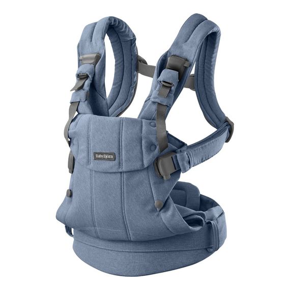 BabyBjorn nosítko Harmony 3D Mesh Modrý melanž, Rodzaj: Woven, Kolor: Niebieski melanż, 22 zdjęcie