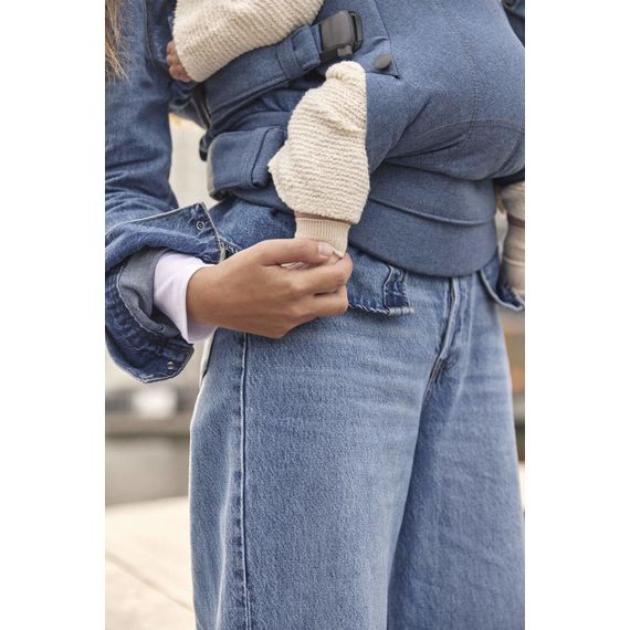 BabyBjorn nosítko Harmony 3D Mesh Modrý melanž, Rodzaj: Woven, Kolor: Niebieski melanż, 24 zdjęcie