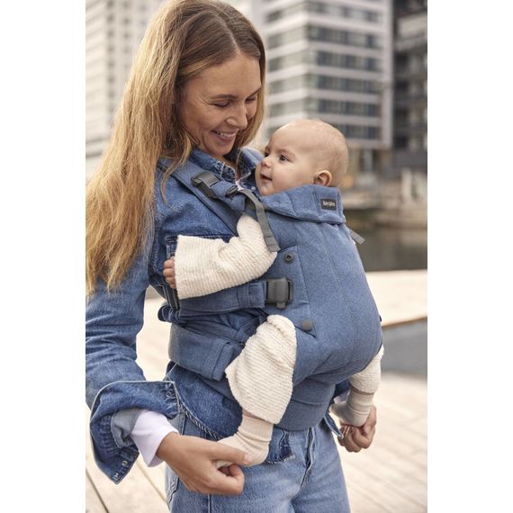BabyBjorn nosítko Harmony 3D Mesh Modrý melanž, Rodzaj: Woven, Kolor: Niebieski melanż, 25 zdjęcie