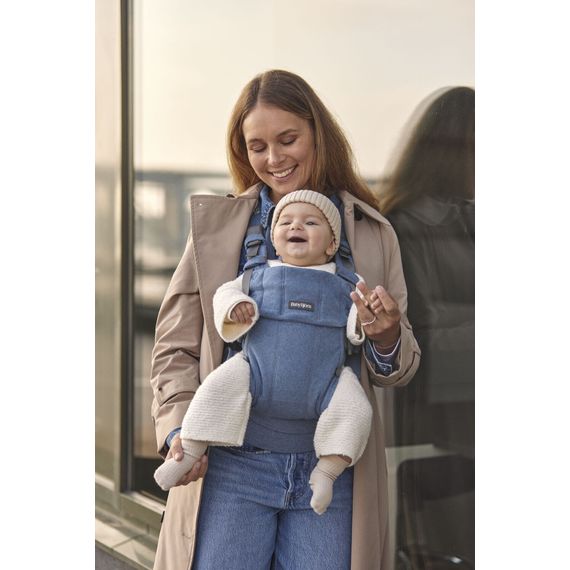 BabyBjorn nosítko Harmony 3D Mesh Modrý melanž, Rodzaj: Woven, Kolor: Niebieski melanż, 28 zdjęcie