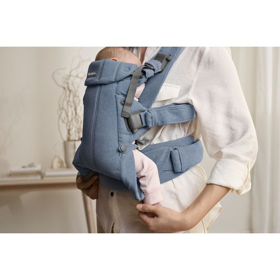 BabyBjorn nosítko Harmony 3D Mesh Modrý melanž, Rodzaj: Woven, Kolor: Niebieski melanż, 36 zdjęcie