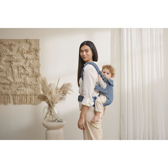 BabyBjorn nosítko Harmony 3D Mesh Modrý melanž, Rodzaj: Woven, Kolor: Niebieski melanż, 38 zdjęcie