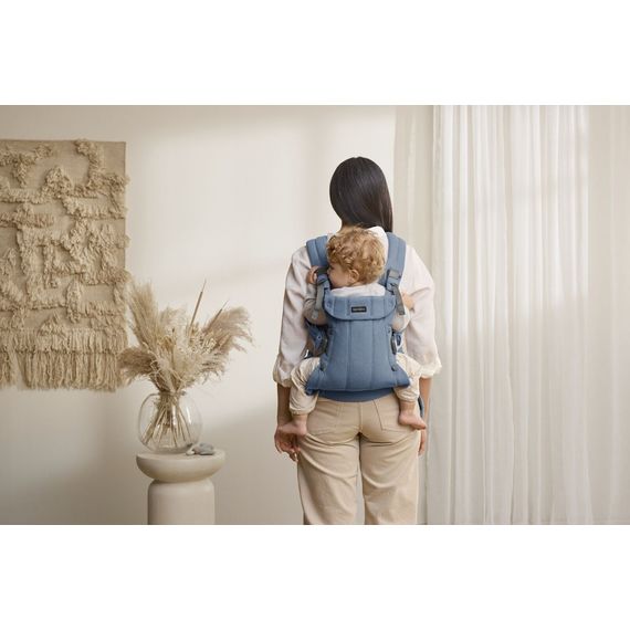 BabyBjorn nosítko Harmony 3D Mesh Modrý melanž, Rodzaj: Woven, Kolor: Niebieski melanż, 39 zdjęcie