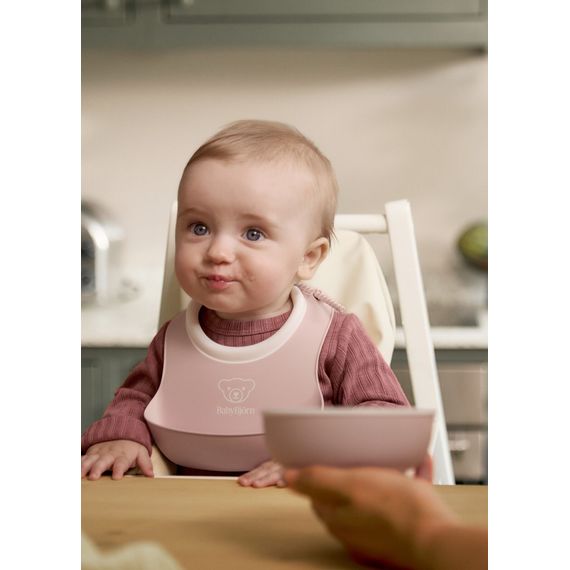 BabyBjorn zestaw do karmienia 3 szt. Powder Pink, 2 zdjęcie