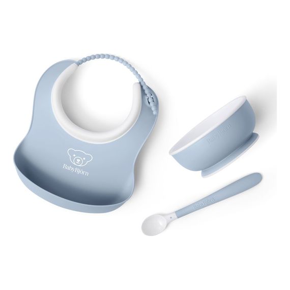 BabyBjorn zestaw do karmienia 3 szt. Powder Blue, image 
