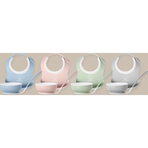 BabyBjorn zestaw do karmienia 3 szt. Powder Blue, image , 10 image