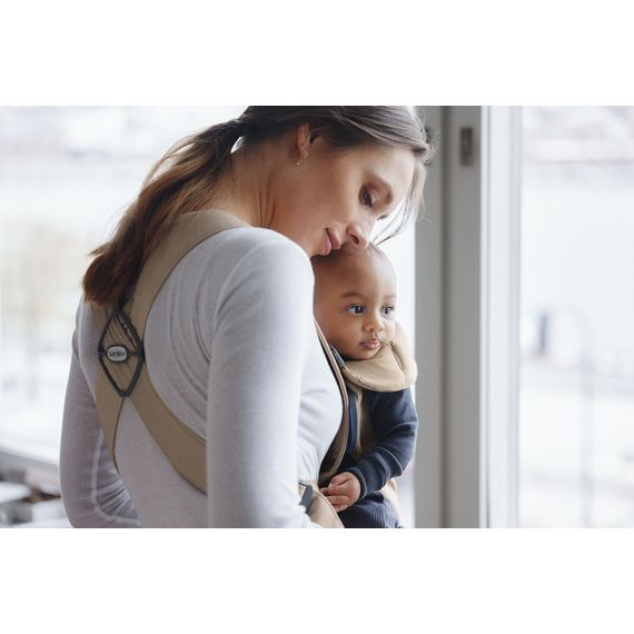 BabyBjorn Mini Woven nosítko béžové, Rodzaj: Woven, Kolor: Beige, 11 zdjęcie