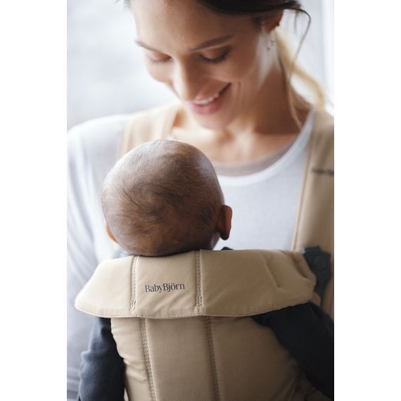 BabyBjorn Mini Woven nosítko béžové, Rodzaj: Woven, Kolor: Beige, 12 zdjęcie