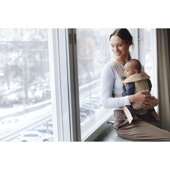 BabyBjorn Mini Woven nosítko béžové, Rodzaj: Woven, Kolor: Beige, 14 zdjęcie