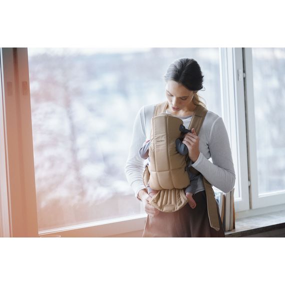 BabyBjorn Mini Woven nosítko béžové, Rodzaj: Woven, Kolor: Beige, 15 zdjęcie