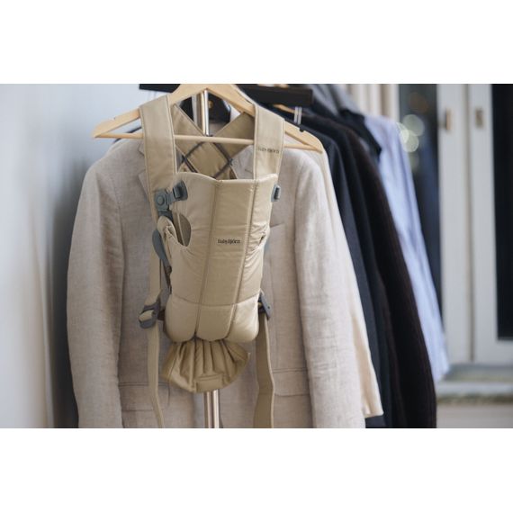 BabyBjorn Mini Woven nosítko béžové, Rodzaj: Woven, Kolor: Beige, 19 zdjęcie