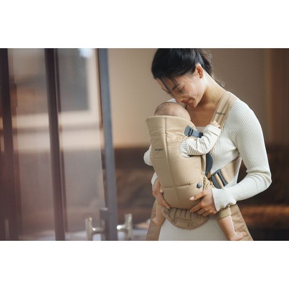 BabyBjorn Mini Woven nosítko béžové, Rodzaj: Woven, Kolor: Beige, 20 zdjęcie