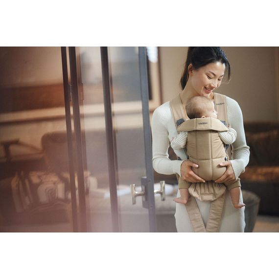 BabyBjorn Mini Woven nosítko béžové, Rodzaj: Woven, Kolor: Beige, 21 zdjęcie