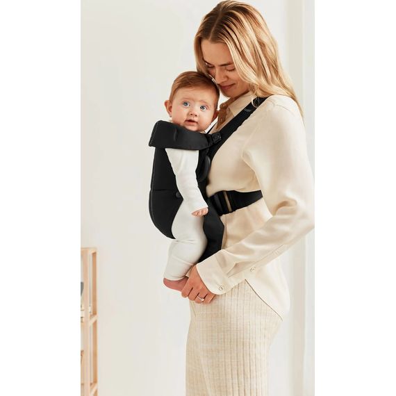 BabyBjorn Mini Woven nosítko Černé, Rodzaj: Woven, Kolor: Black, 7 zdjęcie
