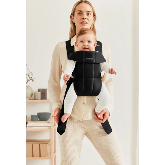 BabyBjorn Mini Woven nosítko Černé, Rodzaj: Woven, Kolor: Black, 11 zdjęcie