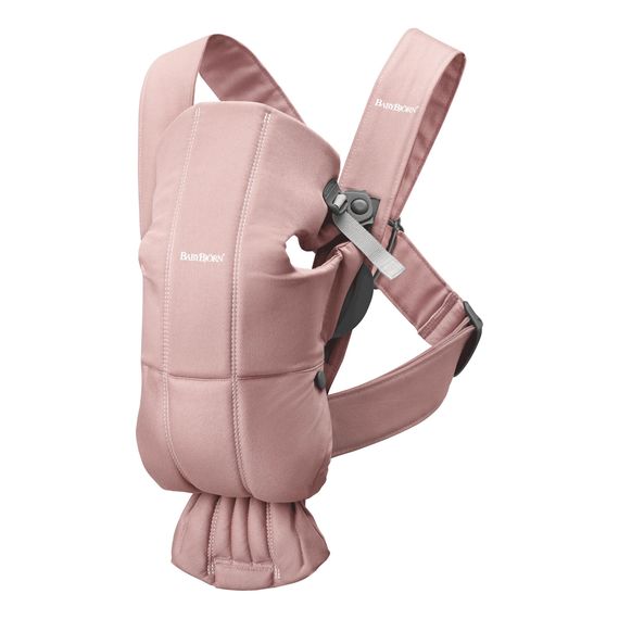 BabyBjorn Mini Woven nosítko Ztlumené růžové, Rodzaj: Woven, Kolor: Dusty pink