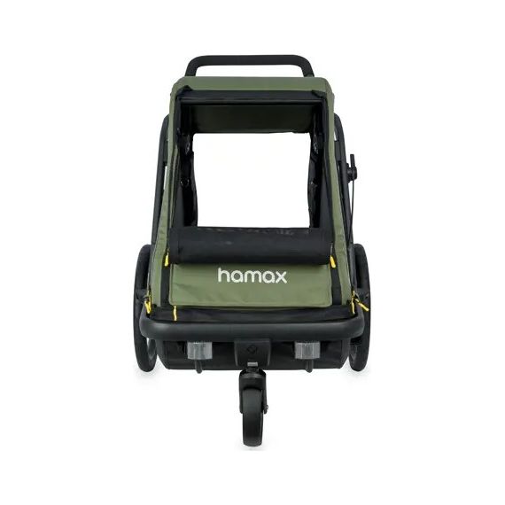 Hamax Pluto M přívěsný vozík pro psy do 35 kg Green / Black, 28 zdjęcie