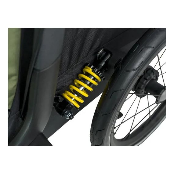 Hamax Pluto M přívěsný vozík pro psy do 35 kg Green / Black, 34 zdjęcie
