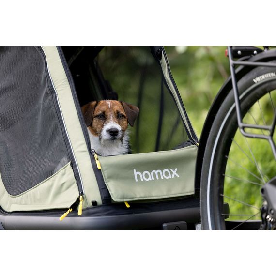 Hamax Pluto M přívěsný vozík pro psy do 35 kg Green / Black, 36 zdjęcie